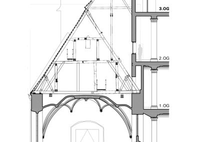 Heilig-Geist-Kapelle | Schnitt